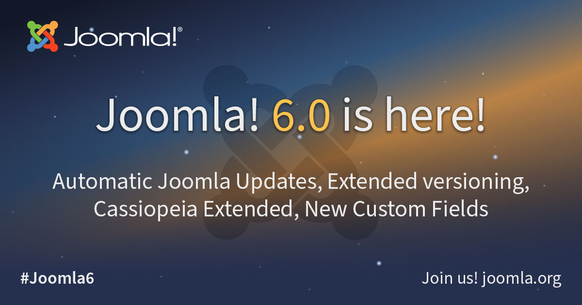 Joomla 6.0 is here!
